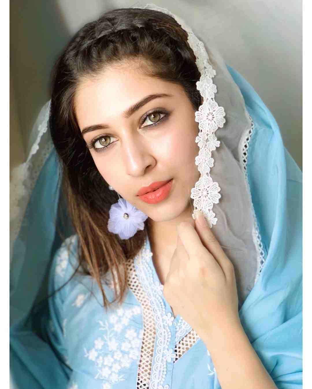 Sonarika Bhadoria Latest Photoshoot in Blue Salwar - RitzyStar