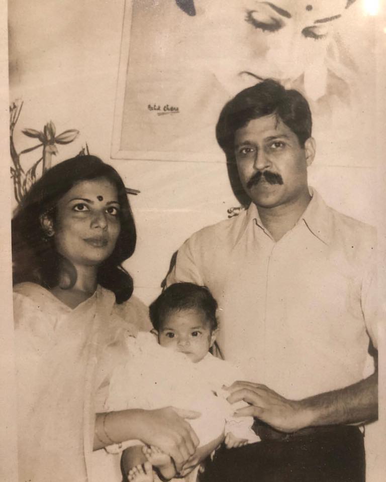 Priyanka Chopra with her parents