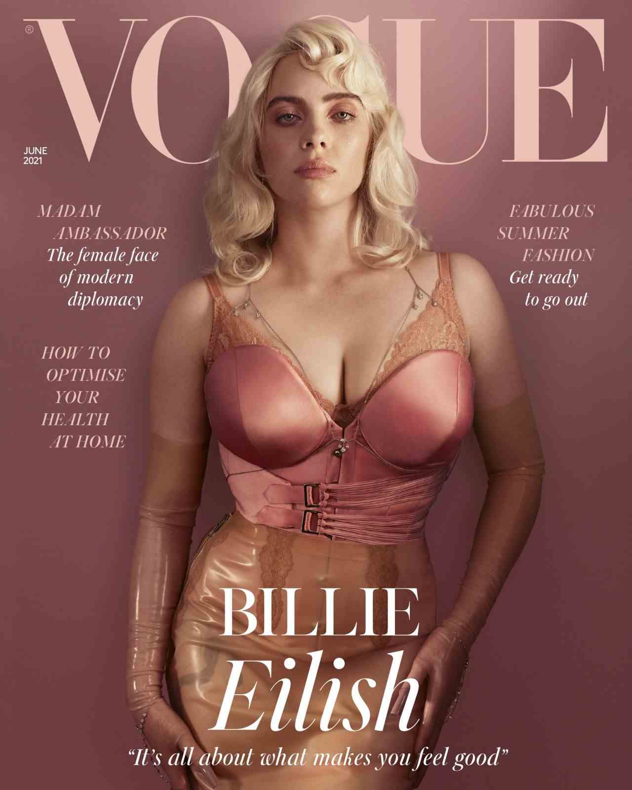 Billie Eilish Photoshoot for Vogue UK June 2021