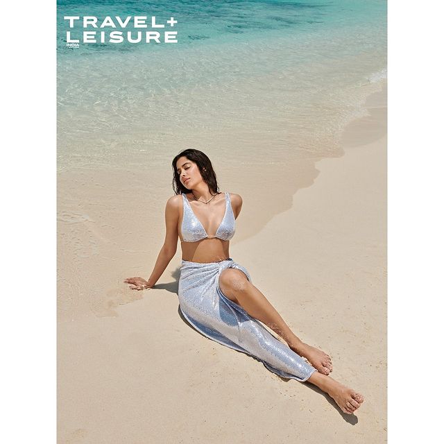 Janhvi Kapoor Sizzles In Bikinis For Travel & Leisure Magazine 2021