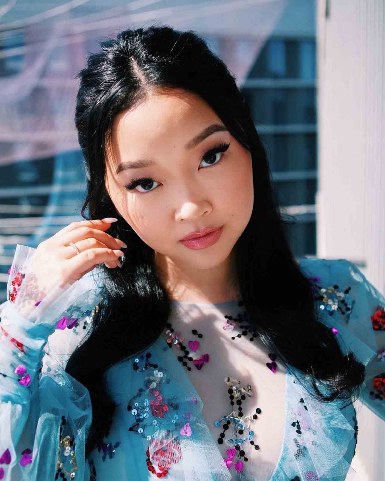 Lana Condor - Dressed for the Golden Globes 2021