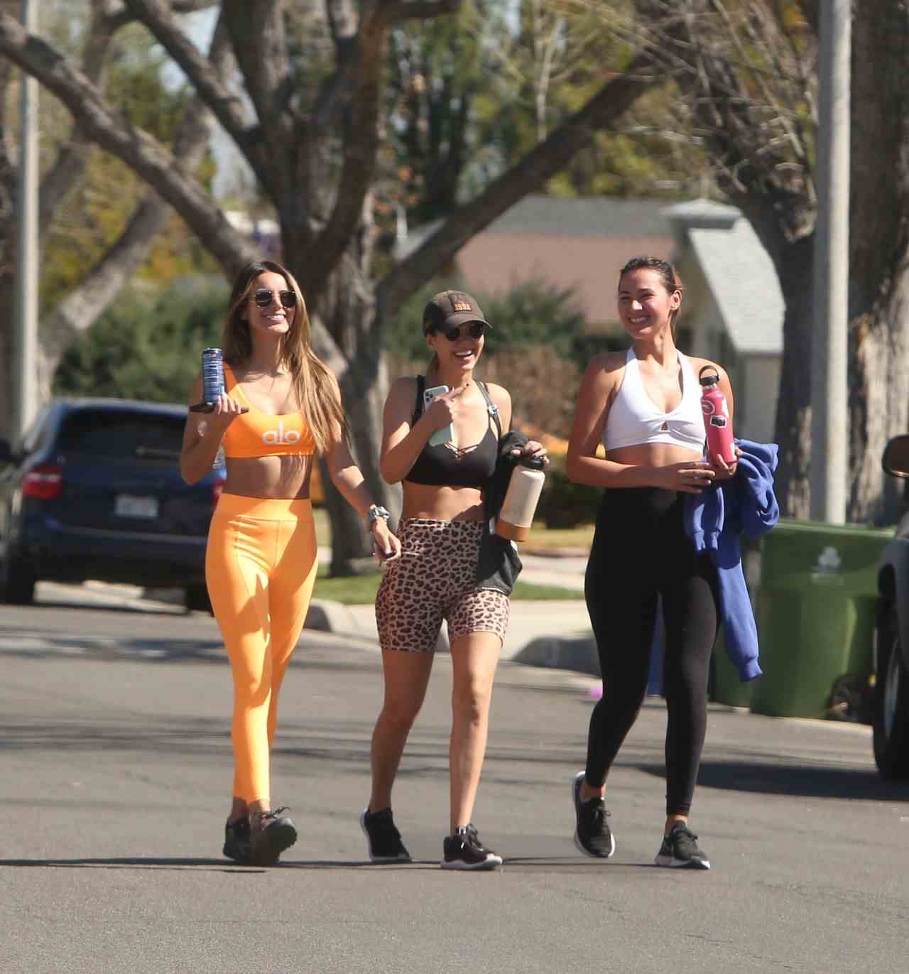 Victoria Justice and Madison Reed Leaving A Work March 2021